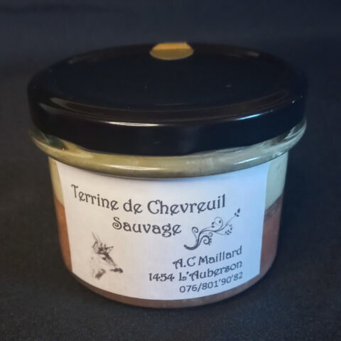 Terrine de Chevreuil sauvage