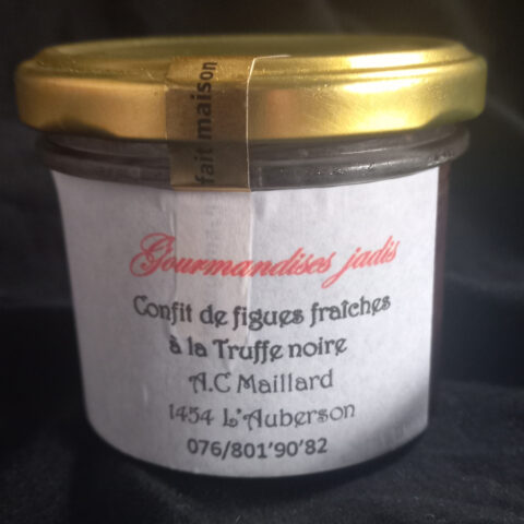 Confit de figues fraîches à la Truffe du Périgord (Tuber Melanosporum)