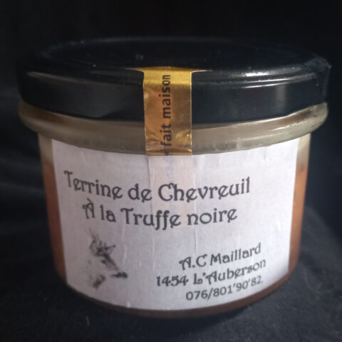 Terrine de Chevreuil sauvage à la truffe noire