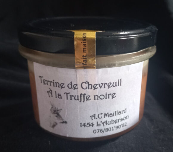 Terrine de Chevreuil sauvage à la truffe noire